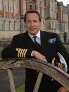 Captain Jolyon Woodard, the new Commanding Officer of Britannia Royal Naval College.