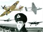 A young Winkle Brown and some of the aircraft he flew 