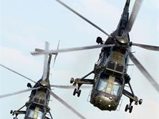 Sea King Mk4 helicopters from 845 NAS